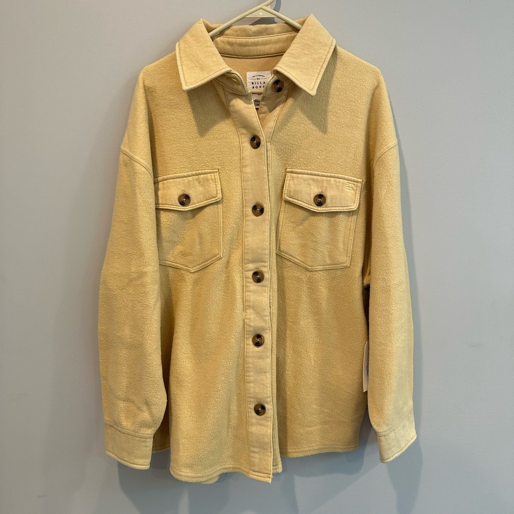 Billabong Tan Button-Up Jacket